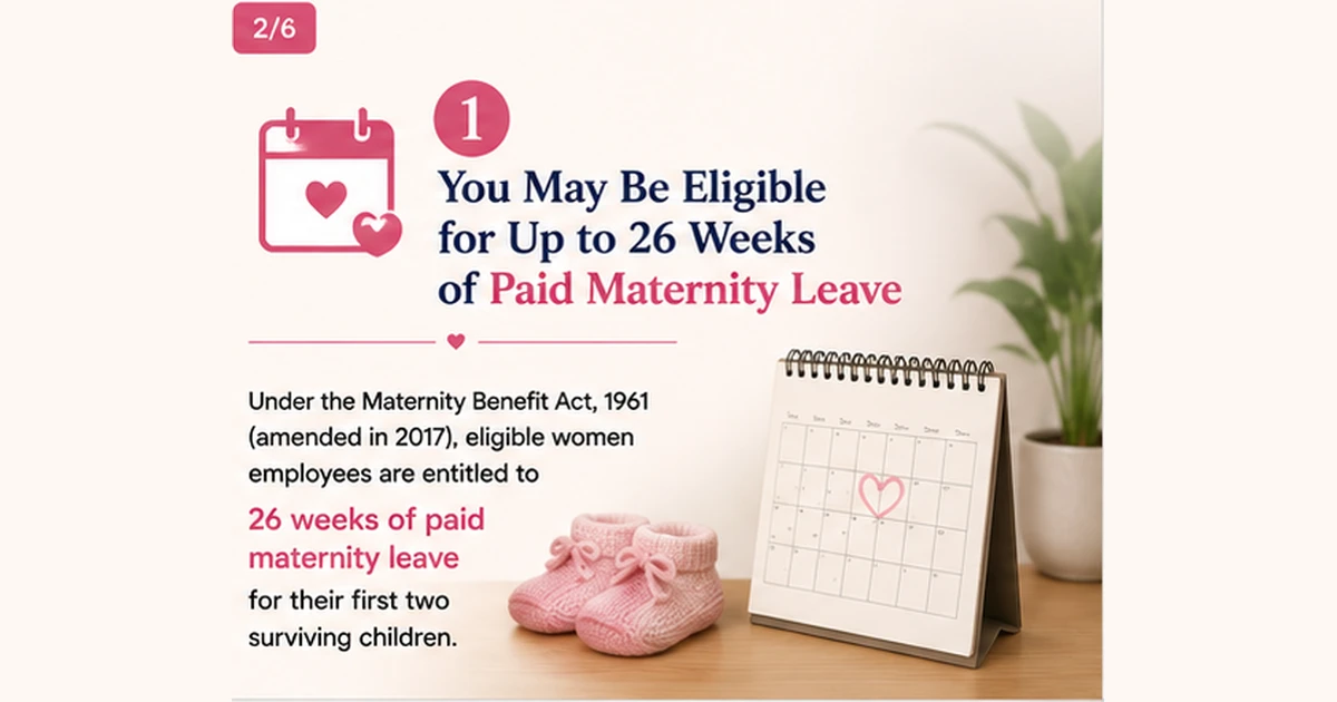 📖 Maternity Leave in India – 5 Things Every Working Woman Should Know